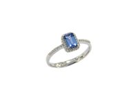 Anello Soranzo Gioielli Donna Pietre Preziose in Oro bianco Tanzanite 0.70 Ct LT10387658 - LT10387658
